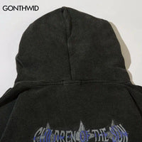 "Destined To Die By Reflection" Hoodie — vista laterale