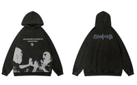 "Destined To Die By Reflection" Hoodie — vista frontale