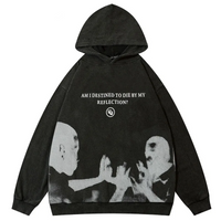 "Destined To Die By Reflection" Hoodie — vista posteriore