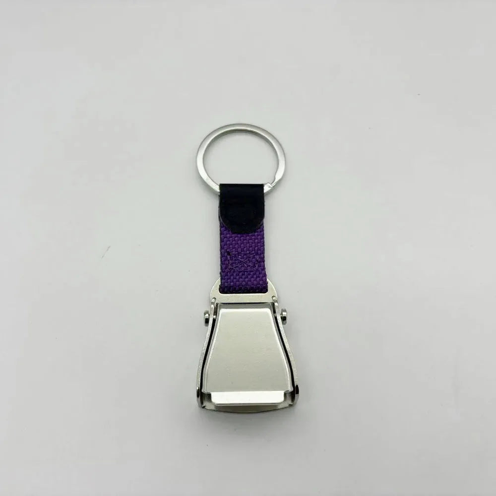 Detachable Mini Plane Safety Seatbelt Plane Belt Loop Keychain — dettaglio