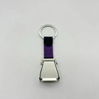 Detachable Mini Plane Safety Seatbelt Plane Belt Loop Keychain — dettaglio
