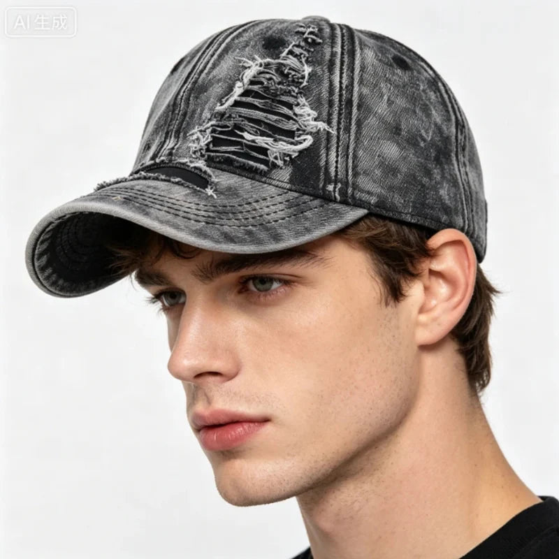 Distressed Baseball Cap — vista completa