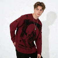 Distressed Priest Salvation Graphic Jumper — dettaglio