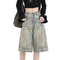 Distressed Street Womens Jorts — dettaglio della stampa