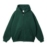Y2K Double Headed Plain Zip Up Hoodie