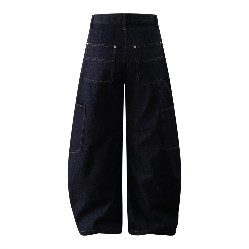 Double Knee Baggy Barrel Jeans — in alternativa