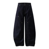 Double Knee Baggy Barrel Jeans — dettaglio della stampa