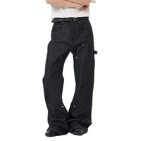 Double Knee Raw Cargo Carpenter Jeans — vista posteriore