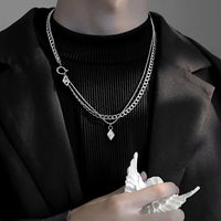 Double Layered Chain Necklace — dettaglio della stampa