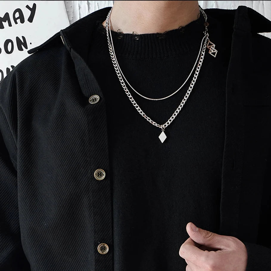 Double Layered Chain Necklace — in alternativa
