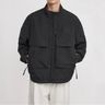 Y2K Double Pocket Stand Collar Cargo Windbreaker Jacket