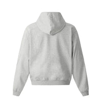 Double Zip Up Panelled Spliced Hoodie — vista completa
