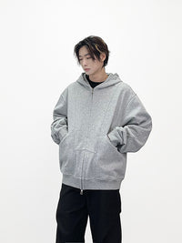 Double Zip Up Panelled Spliced Hoodie — in alternativa