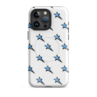Dream Blue Star MagSafe Case — dettaglio del tessuto