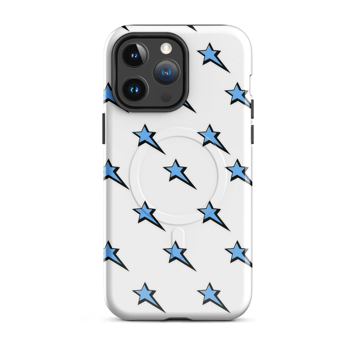 Dream Blue Star MagSafe Case — dettaglio del tessuto