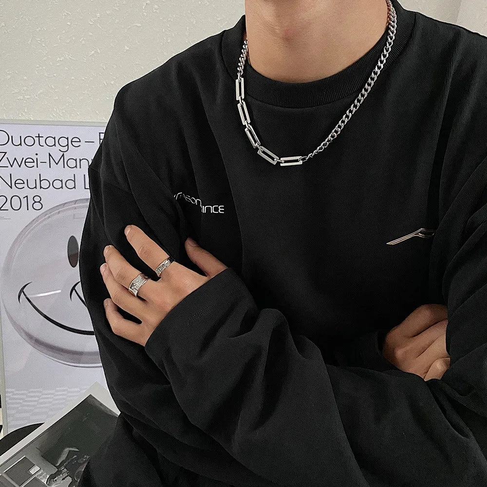 Earring Pendant Splice Chain Necklace — in alternativa