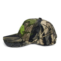 Embroidered Fish Bone Camo Baseball Cap — vista posteriore