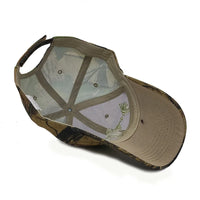 Embroidered Fish Bone Camo Baseball Cap — dettaglio