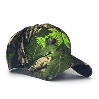 Embroidered Fish Bone Camo Baseball Cap — vista completa