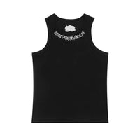 Embroidered Neck Line Tank Top — dettaglio