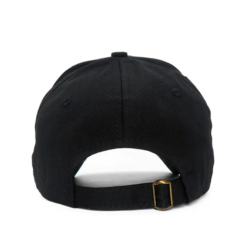 Embroidered Screaming Skull Baseball Cap — vista completa