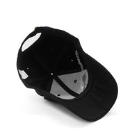 Embroidered Screaming Skull Baseball Cap — vista frontale