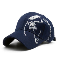 Embroidered Screaming Skull Baseball Cap — dettaglio