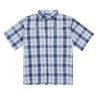 Y2K Embroidered Short Sleeve Plaid Button Down Shirt