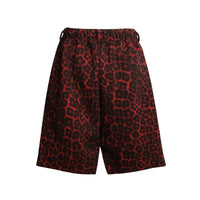Embroidered Streetwear Baggy Sweat Shorts Jorts — vista laterale
