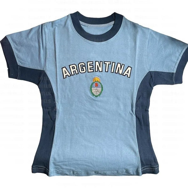 England Crop Top — vista frontale