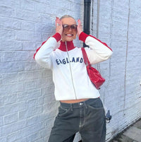 England Zip Up Blokecore Jumper — dettaglio della stampa