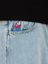 Essential Baggy Jeans — dettaglio della stampa