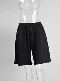 Essential Long Cotton Shorts — vista posteriore