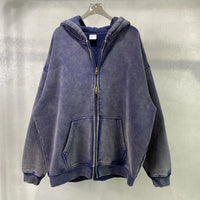 Essential Zip Up Hoodie — vista posteriore