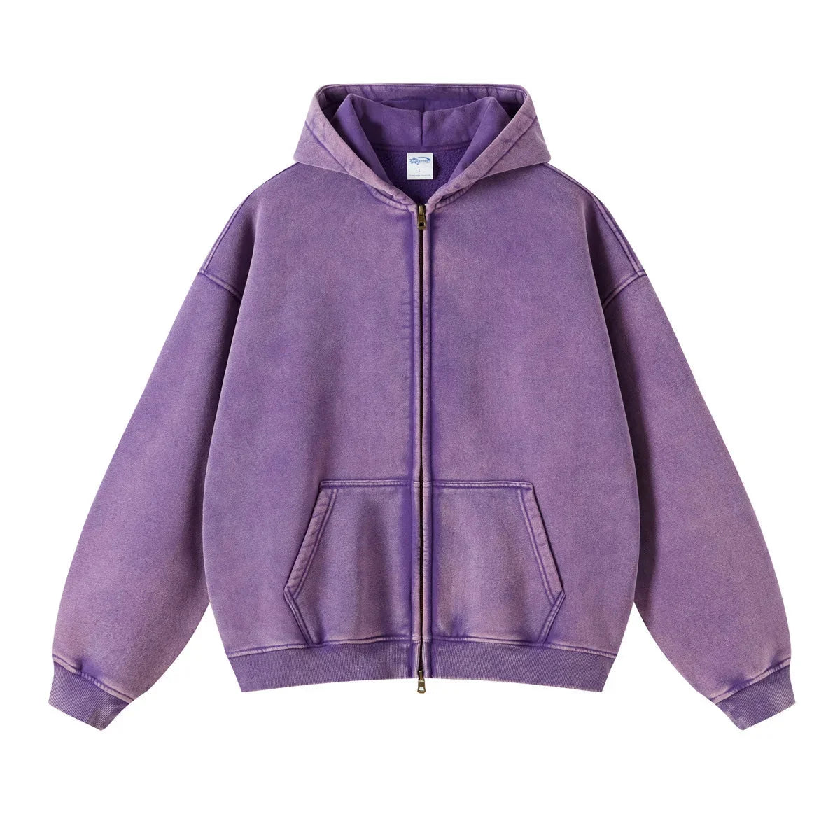 Essential Zip Up Hoodie — vista posteriore