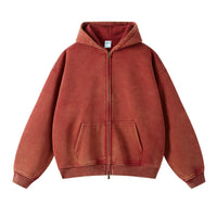 Essential Zip Up Hoodie — dettaglio della stampa
