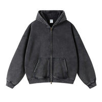 Essential Zip Up Hoodie — vista laterale