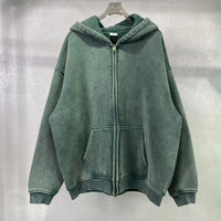Essential Zip Up Hoodie — vista frontale