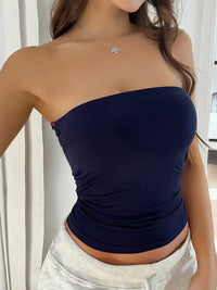 Essentials Bandeau Tube Top — vista posteriore