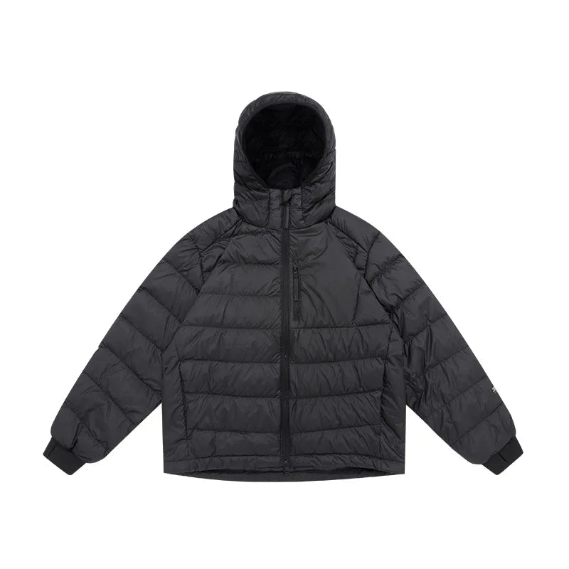 Essentials Camping Padded Hooded Coat — dettaglio della stampa