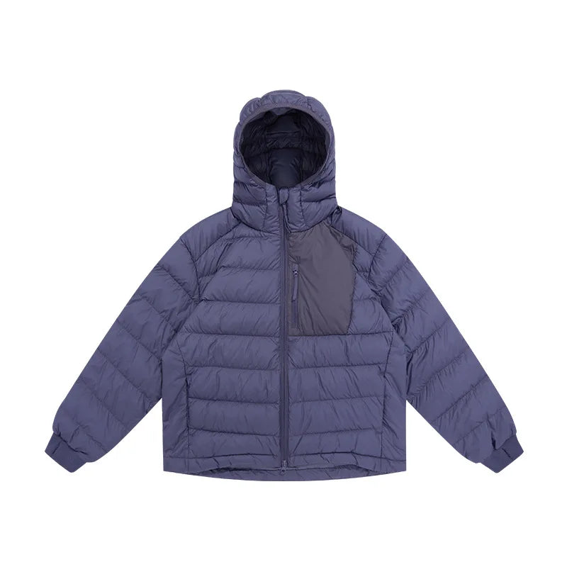Essentials Camping Padded Hooded Coat — vista posteriore