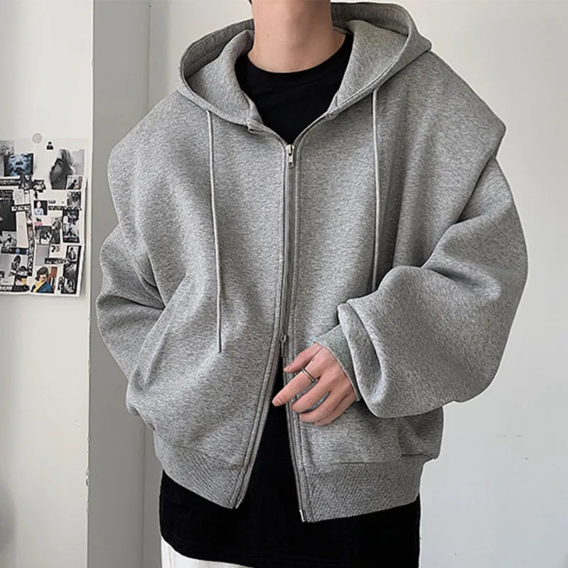 Essentials Double Zip Up Hoodie — dettaglio