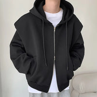 Essentials Double Zip Up Hoodie — dettaglio del tessuto