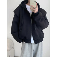 Essentials Double Zip Up Hoodie — vista posteriore