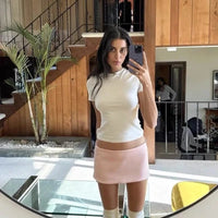 Essentials Pencil Mini Skirt — dettaglio della stampa