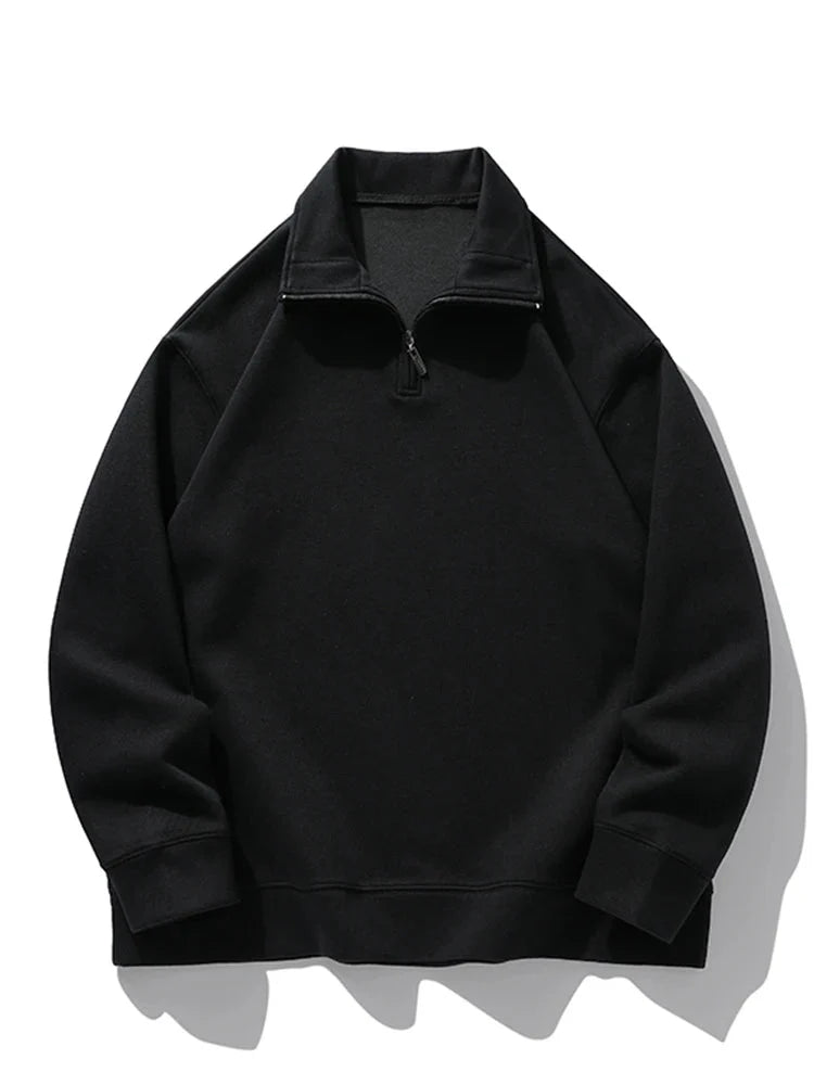 Essentials Quarter Zip Jumper — vista posteriore