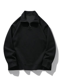 Essentials Quarter Zip Jumper — vista posteriore