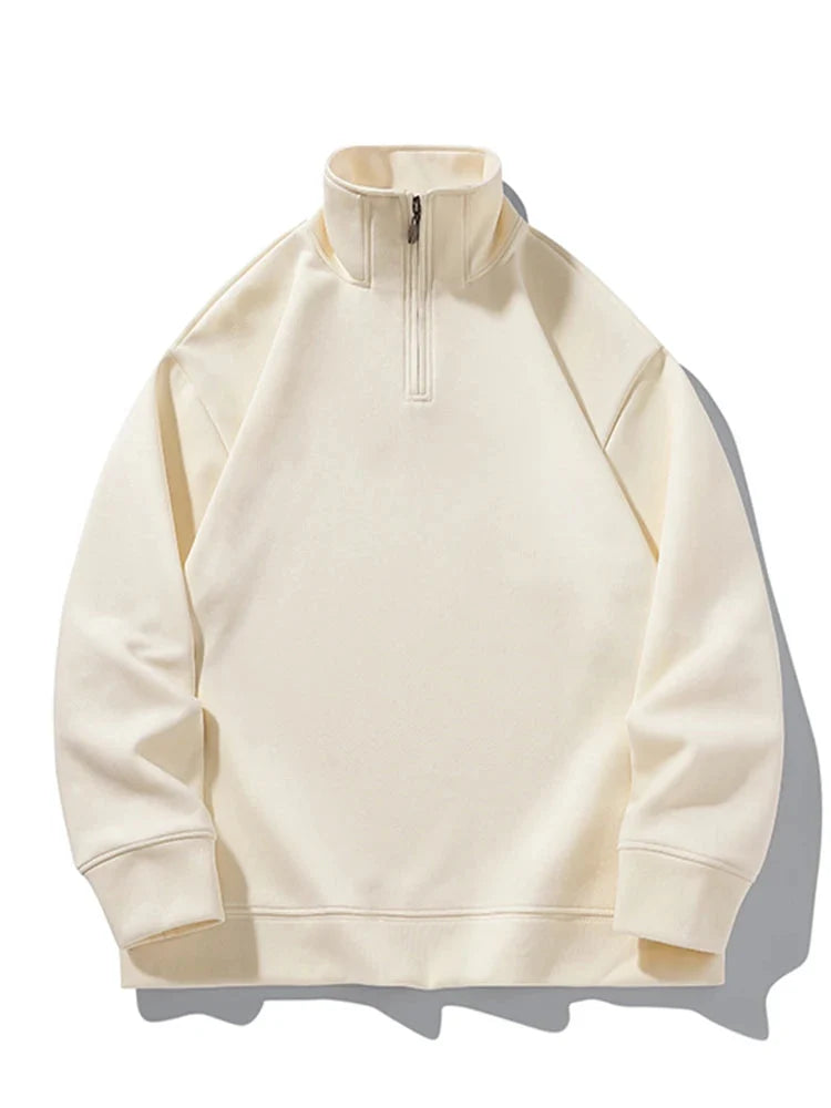 Essentials Quarter Zip Jumper — vista frontale