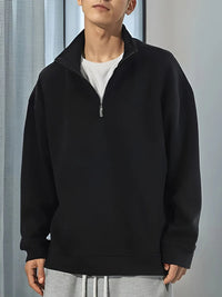 Essentials Quarter Zip Jumper — dettaglio della stampa