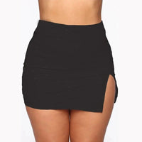 Essentials Splited Mini Skirt — vista posteriore